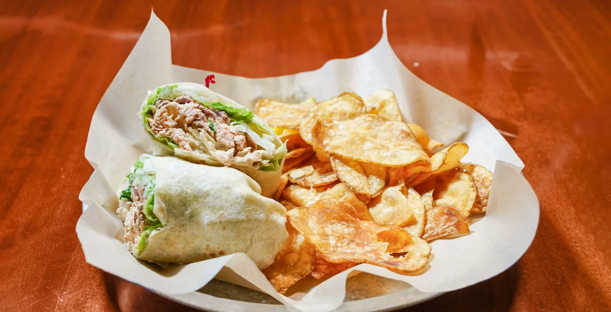 Blackened Norwegian Salmon Caesar Wrap